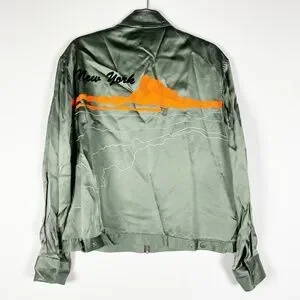 Rag & Bone Roth Embroidered Satin Jacket